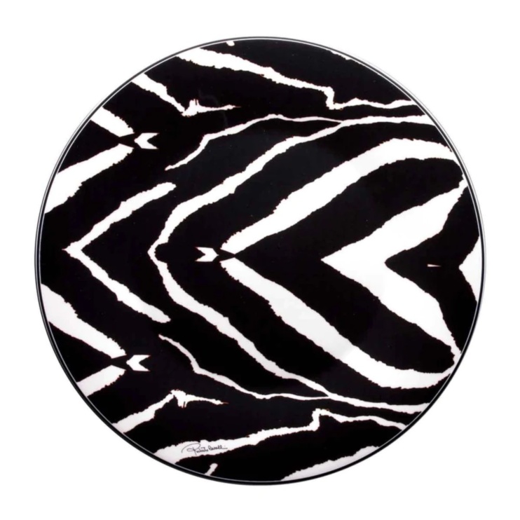 Zebra Charger Plate