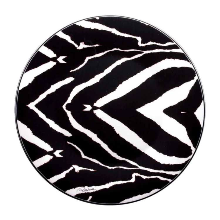 Zebra Charger Plate