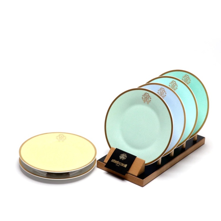 Lizzard Sunrise Set of 6 Dessert Plate