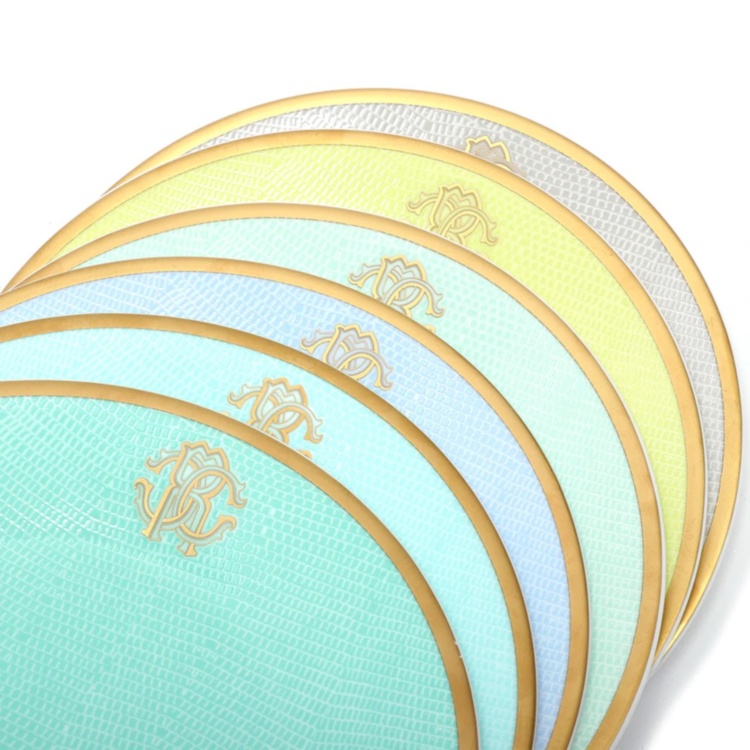 Lizzard Sunrise Set of 6 Dessert Plate