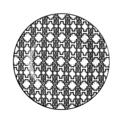 MONOGRAM BLACK Dessert Plate