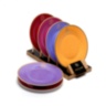 Lizzard Sunrise Set of 6 Frutta Dessert Plate 