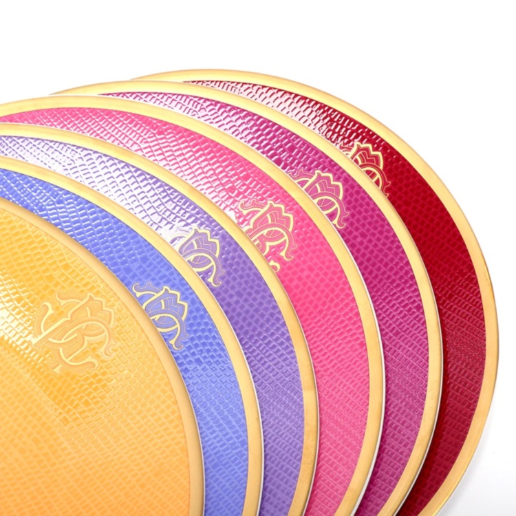 Lizzard Sunrise Set of 6 Frutta Dessert Plate 