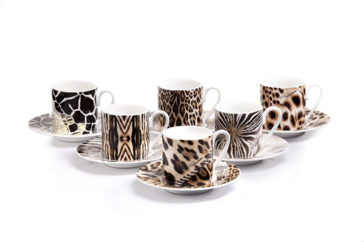 Africa Espresso Cup set of 6(Luxury Box)