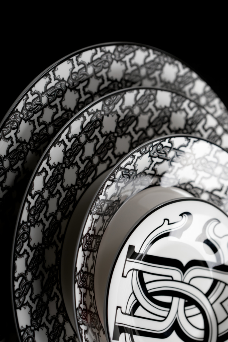 MONOGRAM BLACK Soup Plate