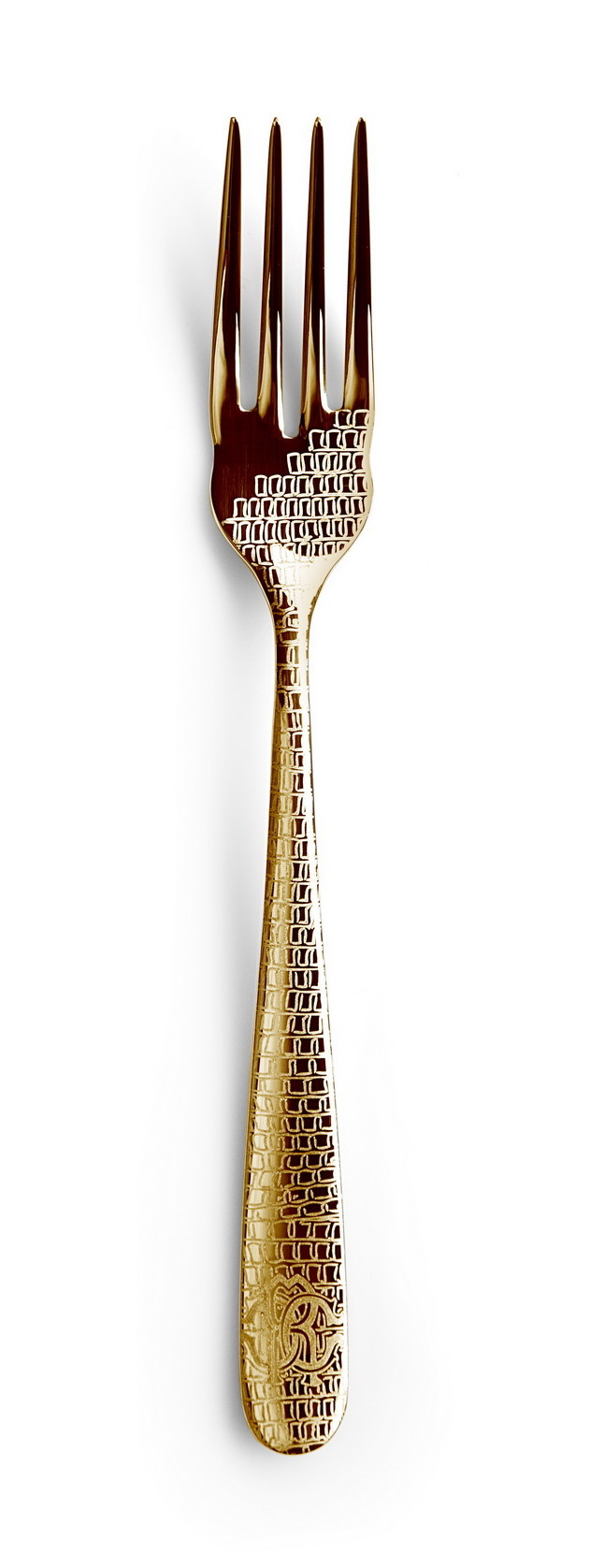 Lizard Gold Table Fork
