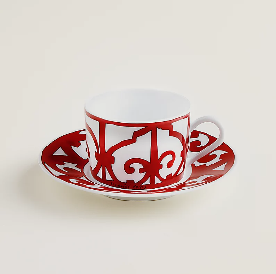 Balcon du Guadalquivir Tea Cup and Sauser set of 2 Hermes