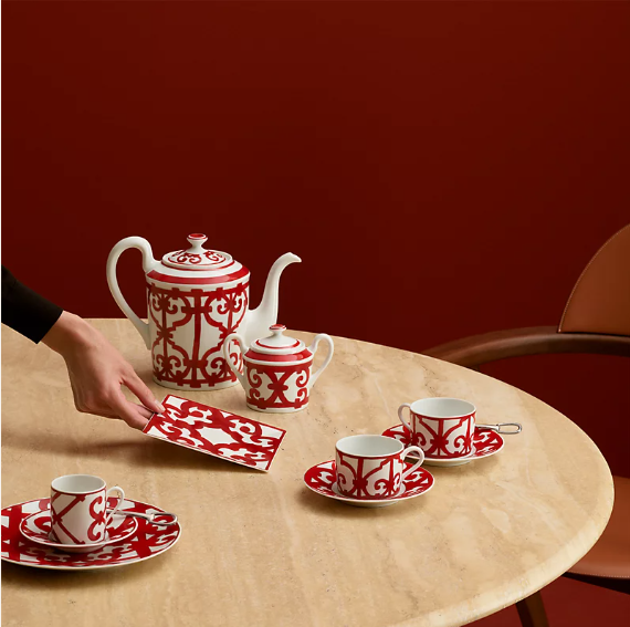 Balcon du Guadalquivir Tea Cup and Sauser set of 2 Hermes