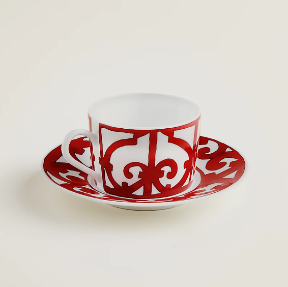 Balcon du Guadalquivir Tea Cup and Sauser set of 2 Hermes
