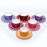 Lizzard Sunset – Set of 6 Tea Cup & Saucer 