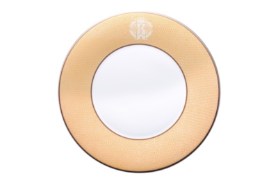 Lizard Gold Charger Plate