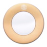 Lizard Gold Charger Plate