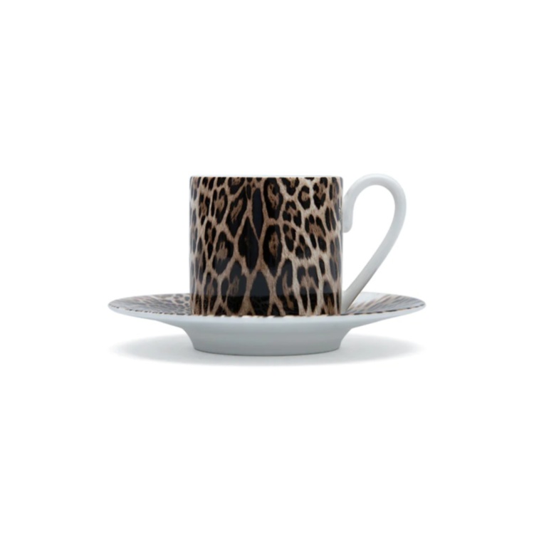 Africa DakarGabon Luxury Box Set of 2 Coffee Cup Saucer 