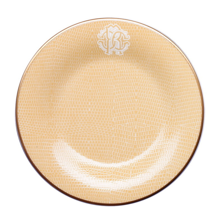 Lizard Gold Dessert Plate