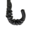 Snake Print Umbrella with Ruched Leather Handle Pasotti