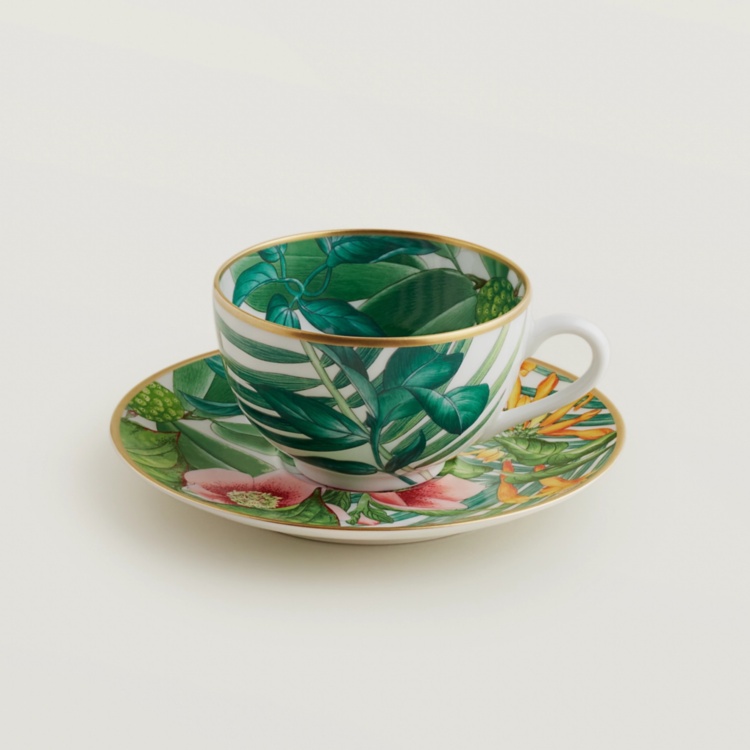 Passifolia tea cup and saucer Hermes