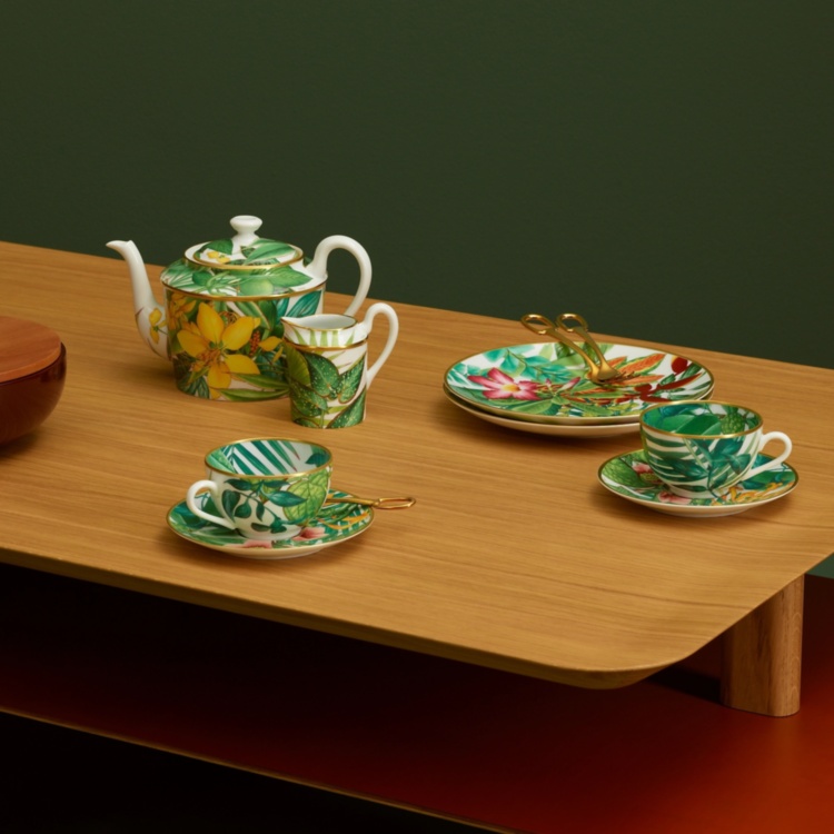 Passifolia tea cup and saucer Hermes