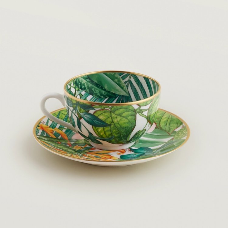 Passifolia tea cup and saucer Hermes
