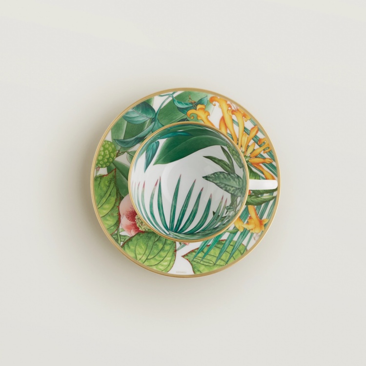 Passifolia tea cup and saucer Hermes