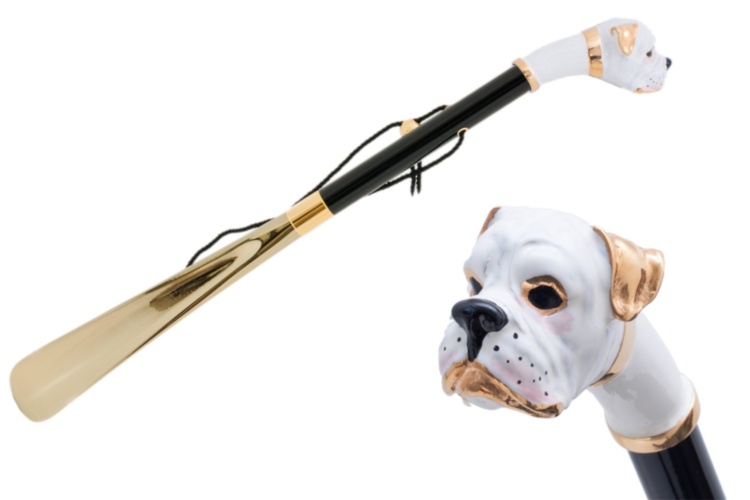 White Boxer Shoehorn Pasotti