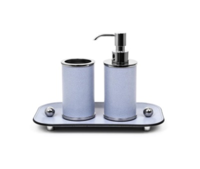 Olimpia Round Tootbrush Holder(Light Grey) Pinetti