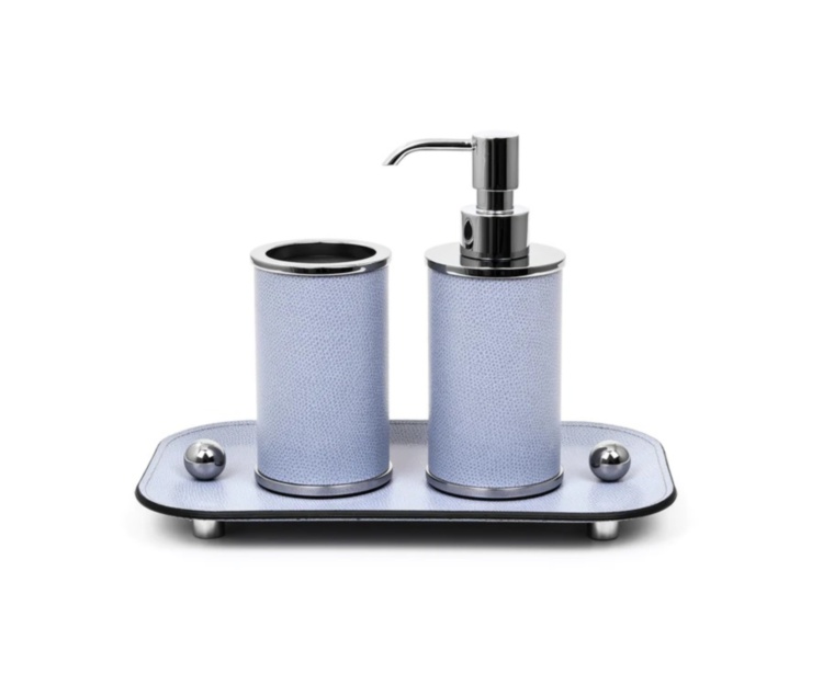 Olimpia Round Tootbrush Holder(Light Grey) Pinetti