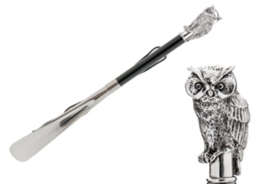 Silver Owl Shoehorn Pasotti