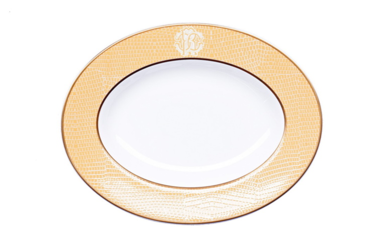 Lizard Gold Large Oval