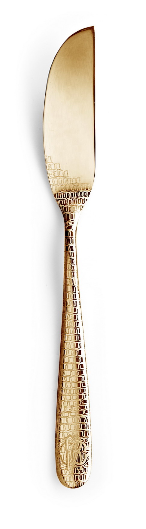Lizard Gold Fish Knife