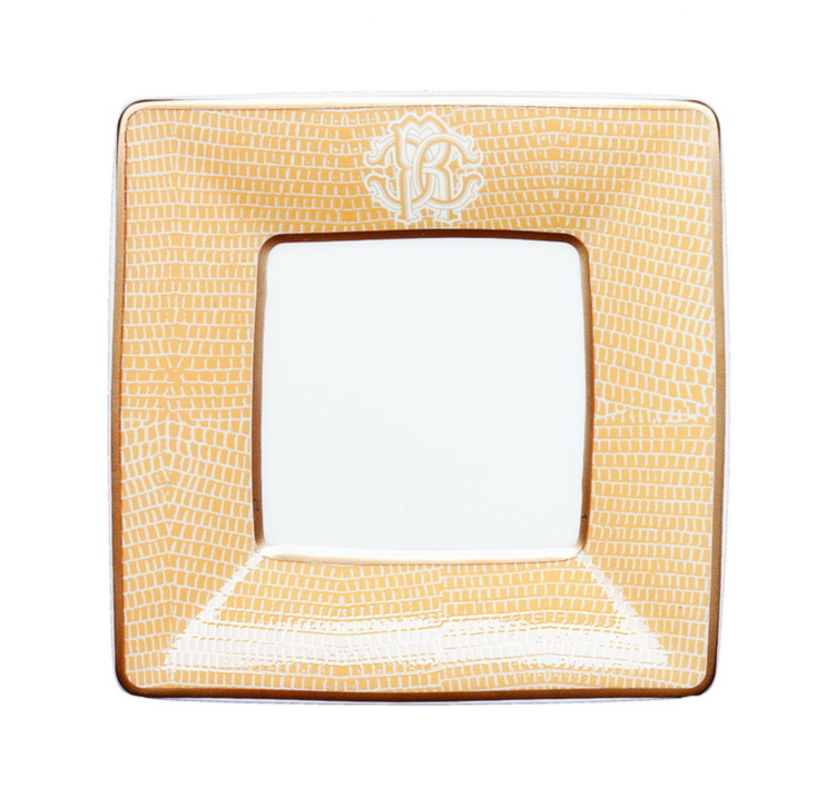 Lizard Gold Square Tidy Tray