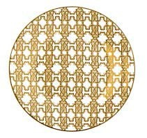 MONOGRAM GOLD Dessert Plate