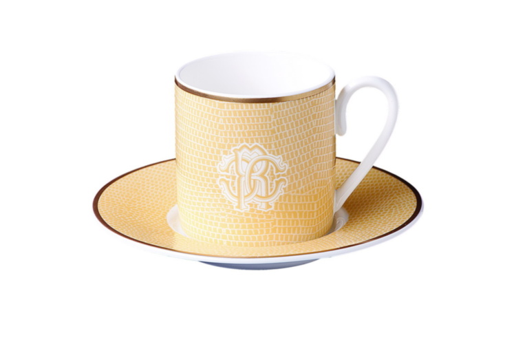 Lizard Gold Espresso Cup