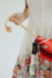 Red Dahlia Umbrella Double Cloth Pasotti