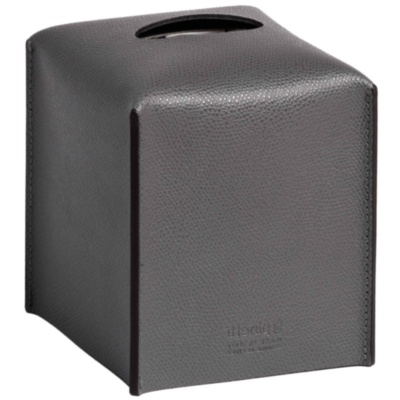 Soft Square Tissue Box(Dark Grey) Pinetti  