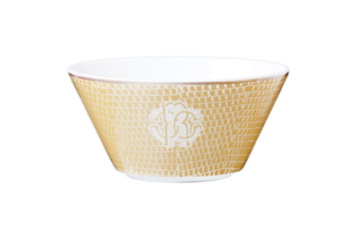 Lizard Gold Fruit Bowl