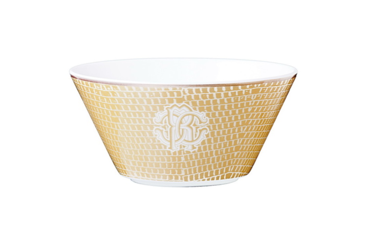 Lizard Gold Fruit Bowl