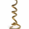 PYTHON GOLD Twisted Candleholder