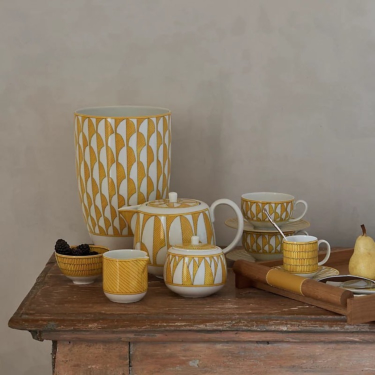 Soleil d’Hermès tea cup and saucer Hermes