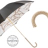 Black Umbrella With Chains Printed Interior Pasotti