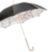 Black Umbrella With Chains Printed Interior Pasotti