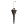 Black Umbrella With Chains Printed Interior Pasotti