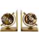 Bookend Globe set of 2 Gold DESIGNER DECORATION 
