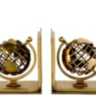 Bookend Globe set of 2 Gold DESIGNER DECORATION 