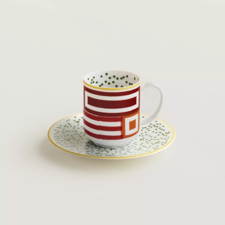 Hermes Hippomobile coffee cup and saucer Hermes