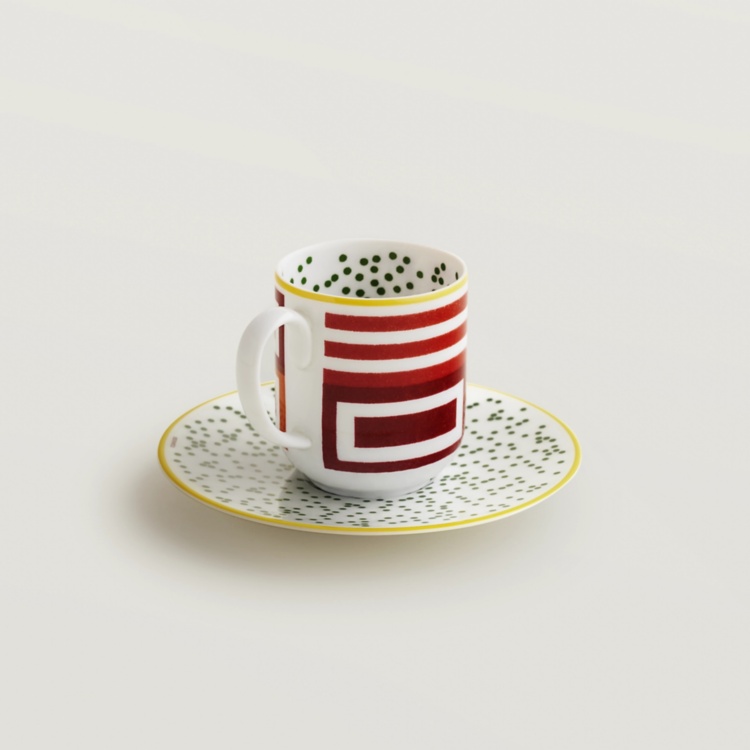 Hermes Hippomobile coffee cup and saucer Hermes