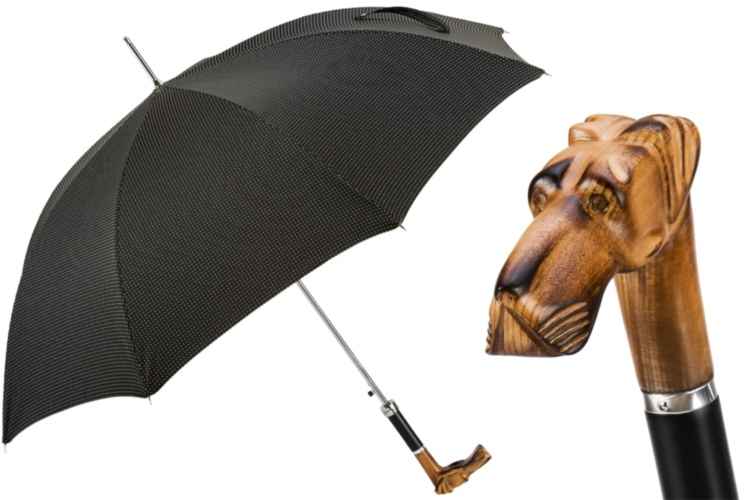 Hand Carved Great Dane Umbrella Pasotti