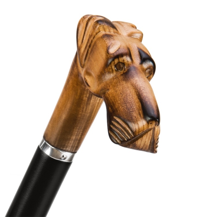 Hand Carved Great Dane Umbrella Pasotti
