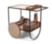 Magenta Serving Trolley (Camel) Pinetti