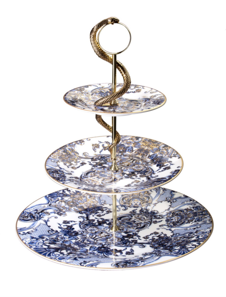 AZULEJOS Riser 3 Level Python Gold
