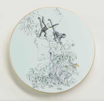 Carnets d'Équateur dessert plate Hermes